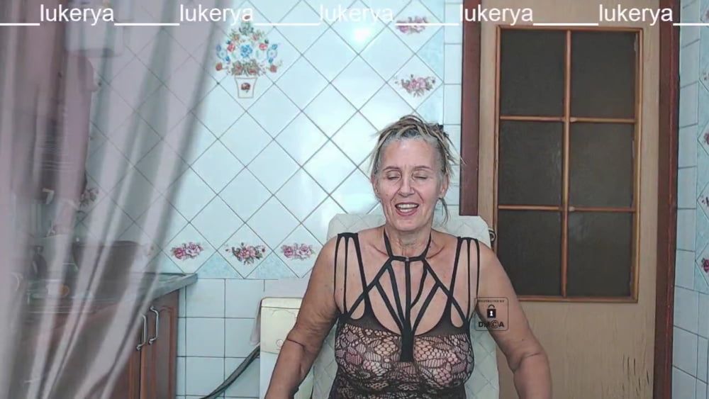 Lukerya in a black net #59