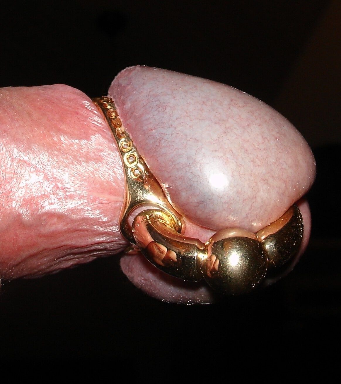 My cock with jewelry #13