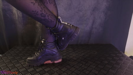 Healed Up Cock and Balls Crushed Under my Buffalo Boots