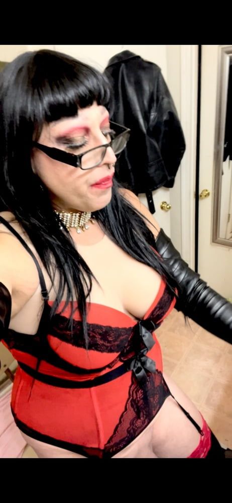 Gloves Mistress In Red  #15