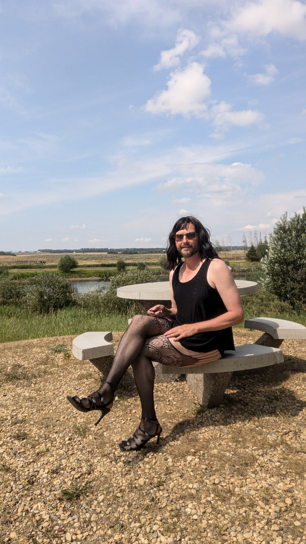 Sissy Tara exposed public walk #5