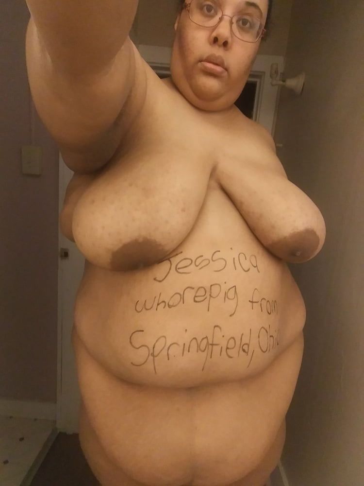 Dumb SSBBW Slut Jessica Jones' Bodywriting  #30