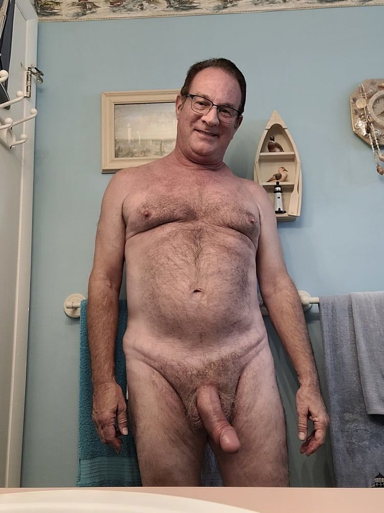 Daddy showing off my soft cock #15