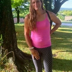 Pink and polka dot