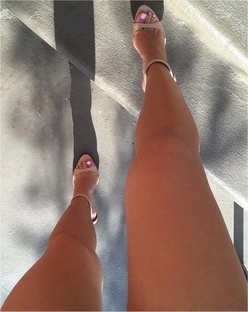 Wife selfie legs