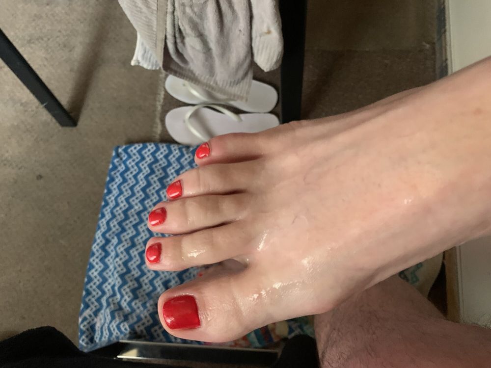 More pics of my feet n toes #11