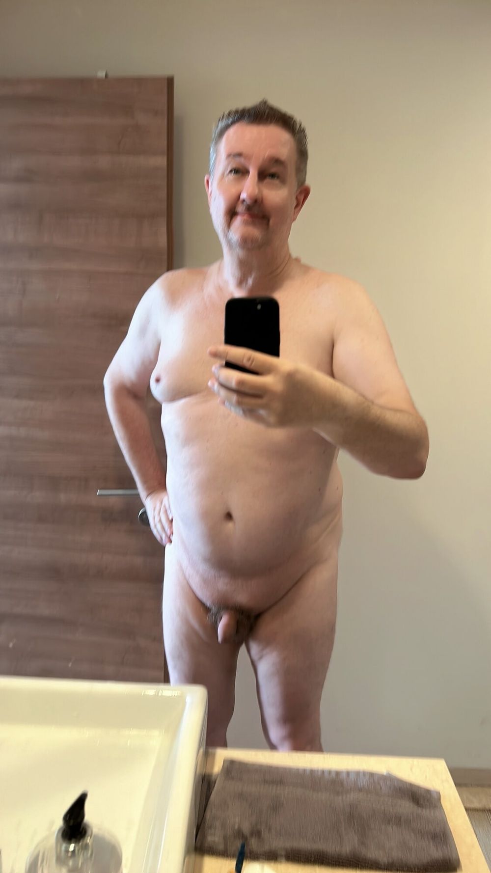 Cool daddy naked in the mirror #21