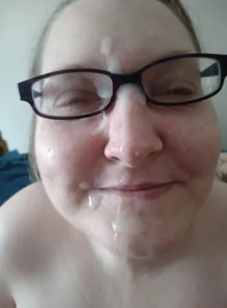 lovely fun time with cum on wife face         