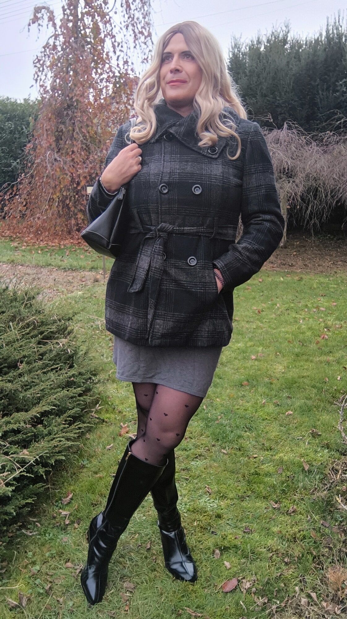 Grey sweater dress #15