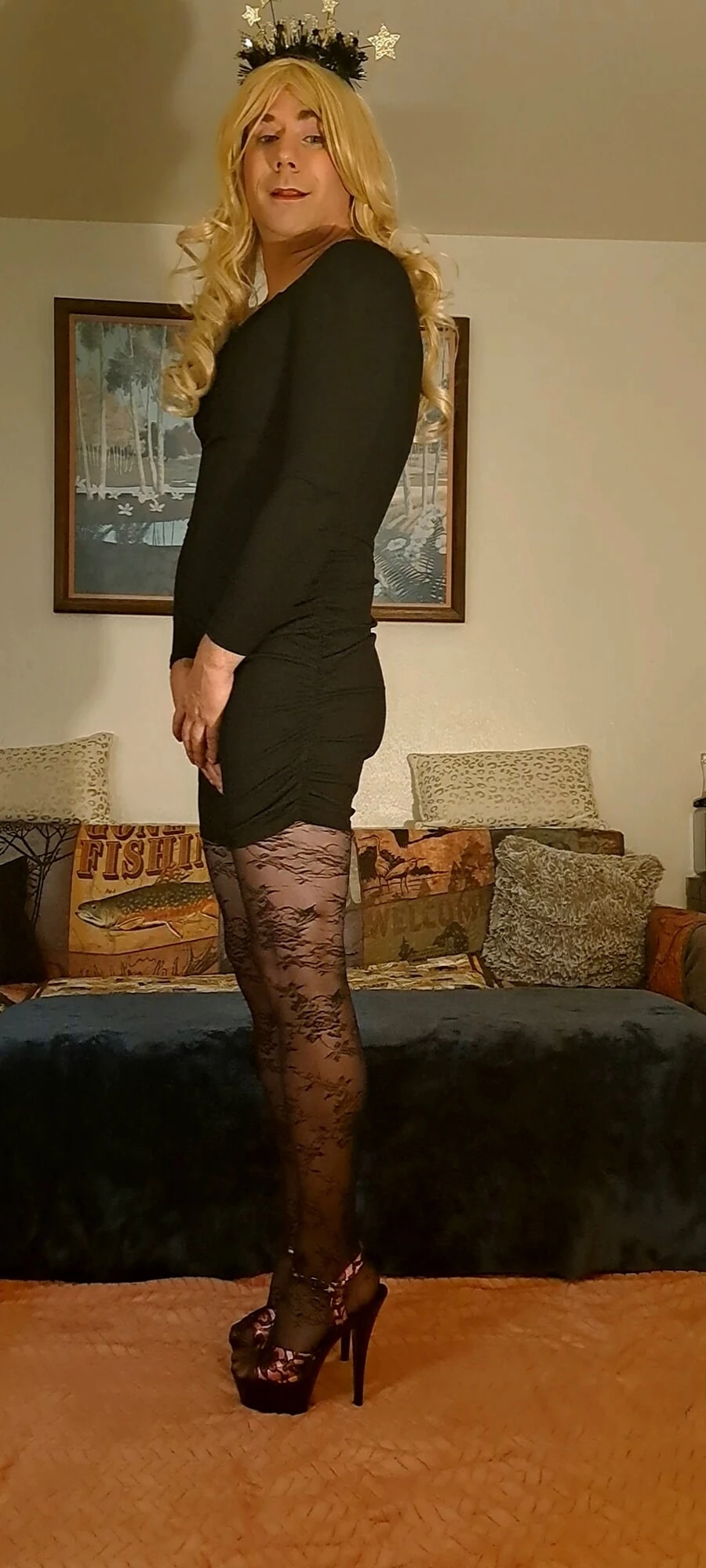 Sissy crossdresser Erica Happy New Year  