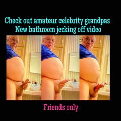 Celebrity grandpa jerking off