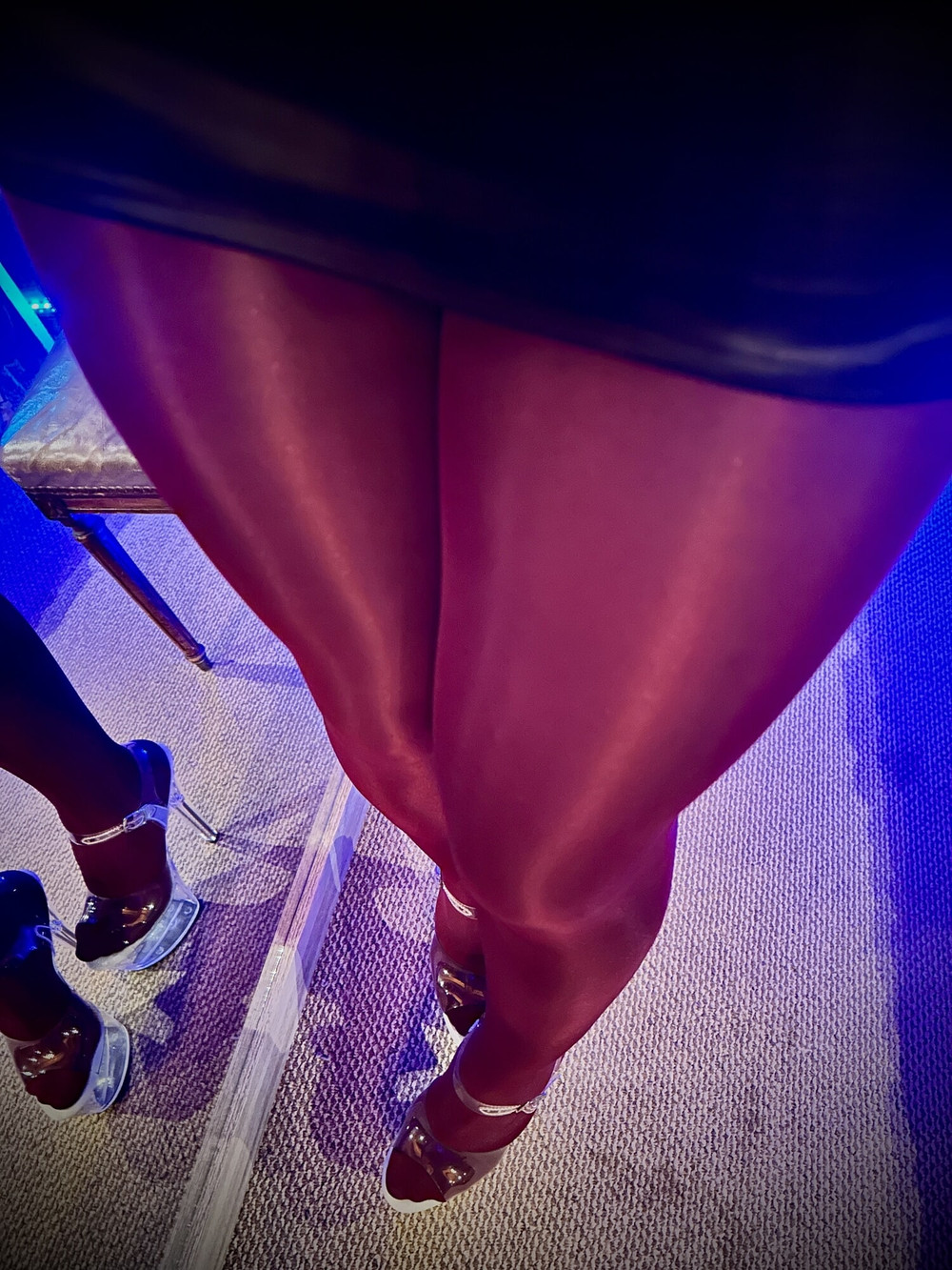 My new shiny & glossy pantyhose looks so hot ! #21