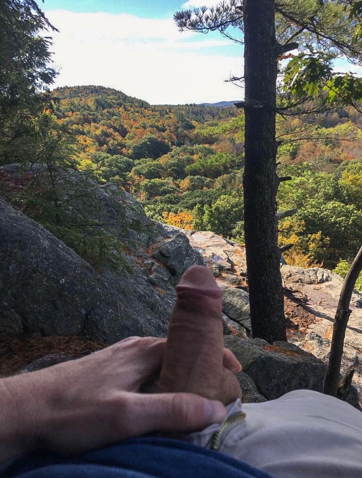 Stroking in the great outdoors  #3