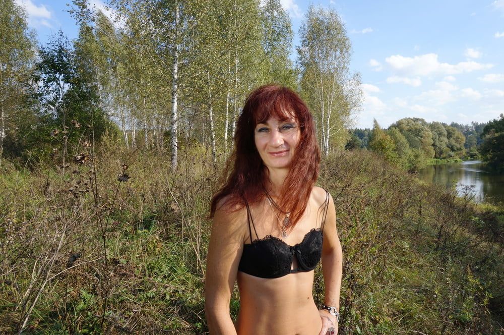 Flame Redhair on River-Beach #37