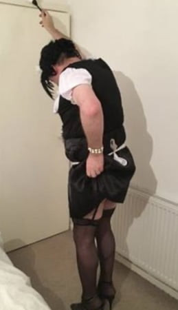 Lisa as a Maid