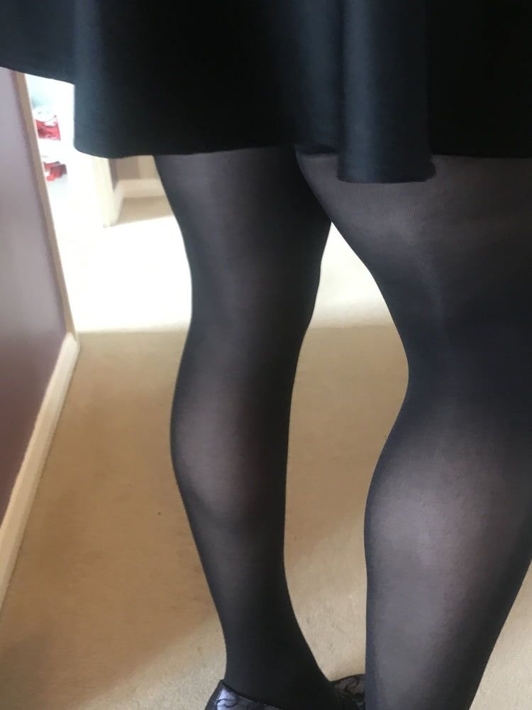 Black hold up stockings #31