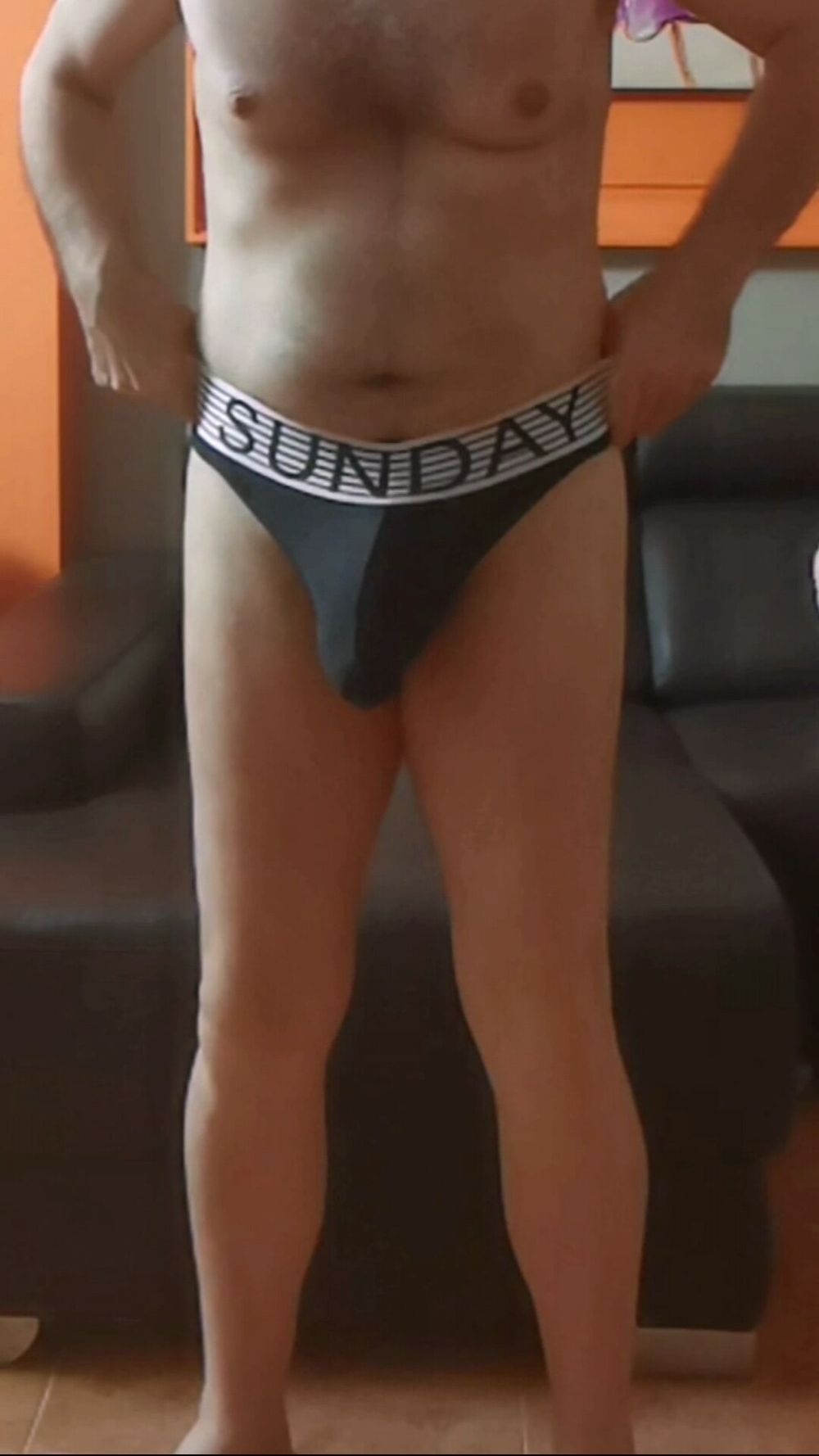 TESTING MY BIG BULK WITH A THONG #14