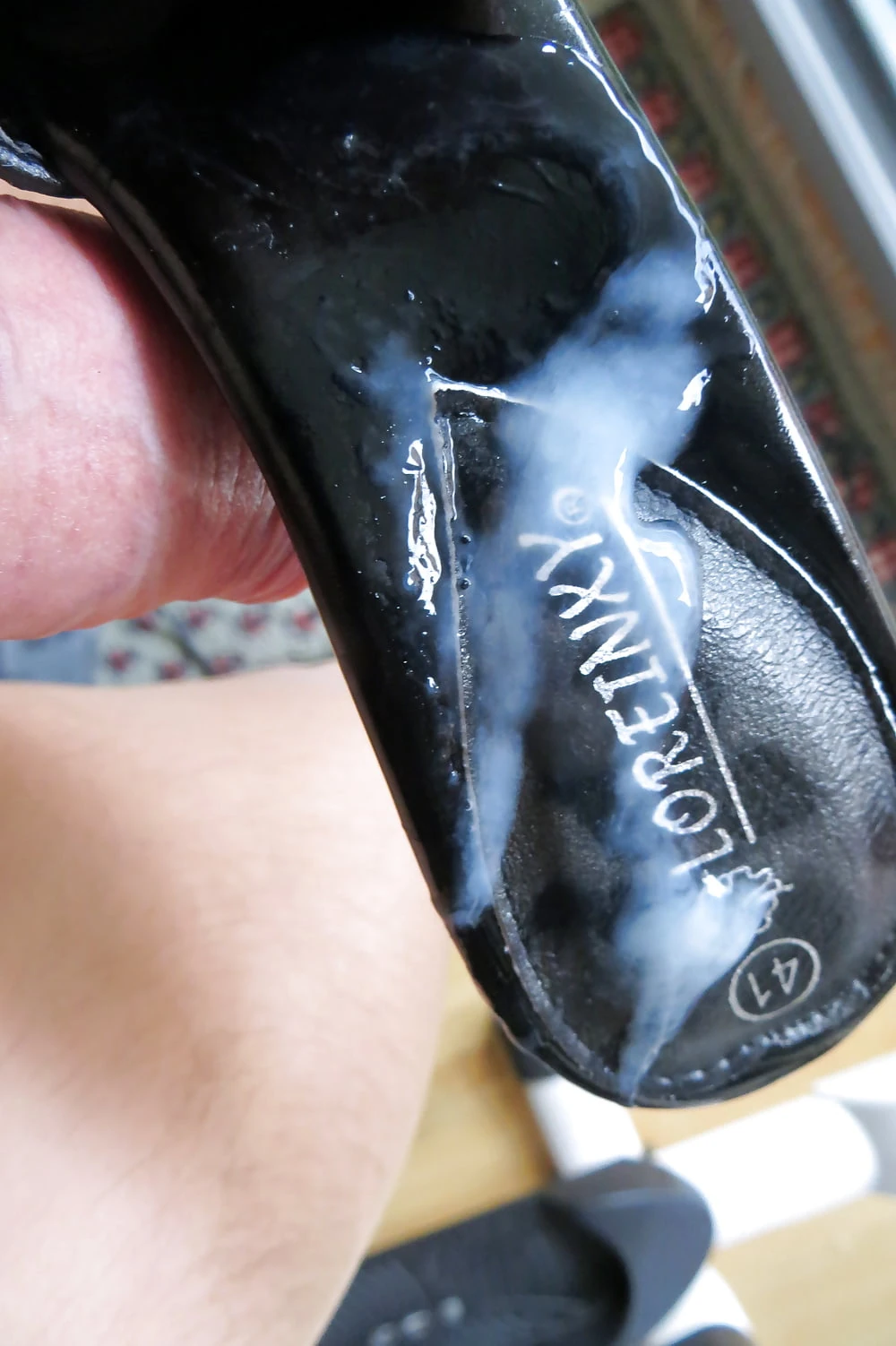High heel cum shot #8