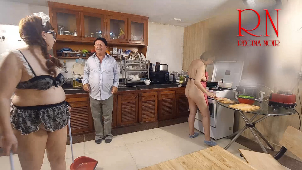 MORNING CHAOS IN KITCHEN. COMEDY NSFW STORY 284 #9