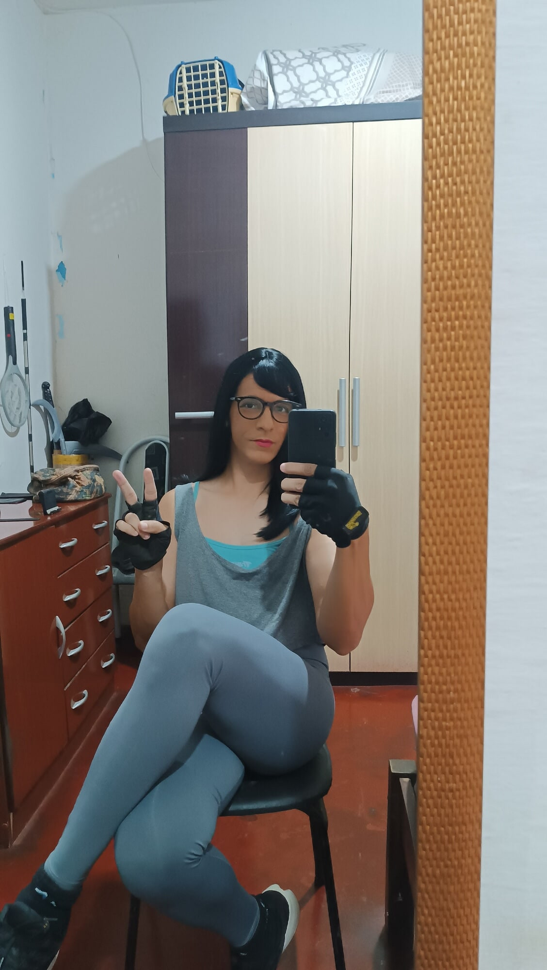 Sakura Nakamura Skinner legging Grey  #26