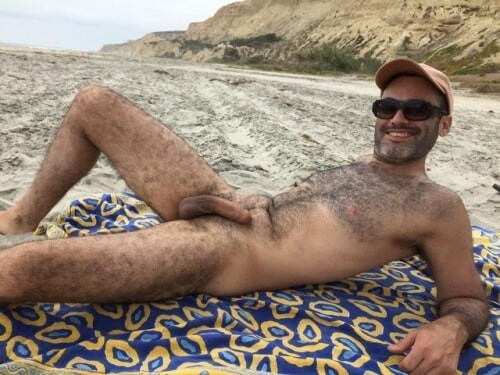 At the nude beach
