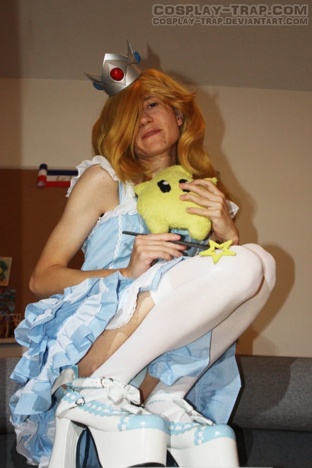 Crossdress Rosalina heels and anal #2