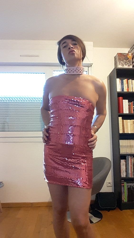 Tygra babe in her new pink dress. #23