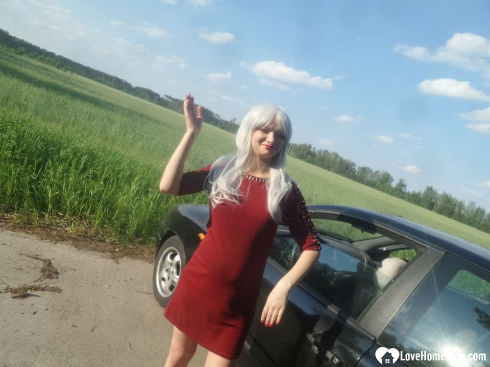 Beautiful blonde wants you in her car #59