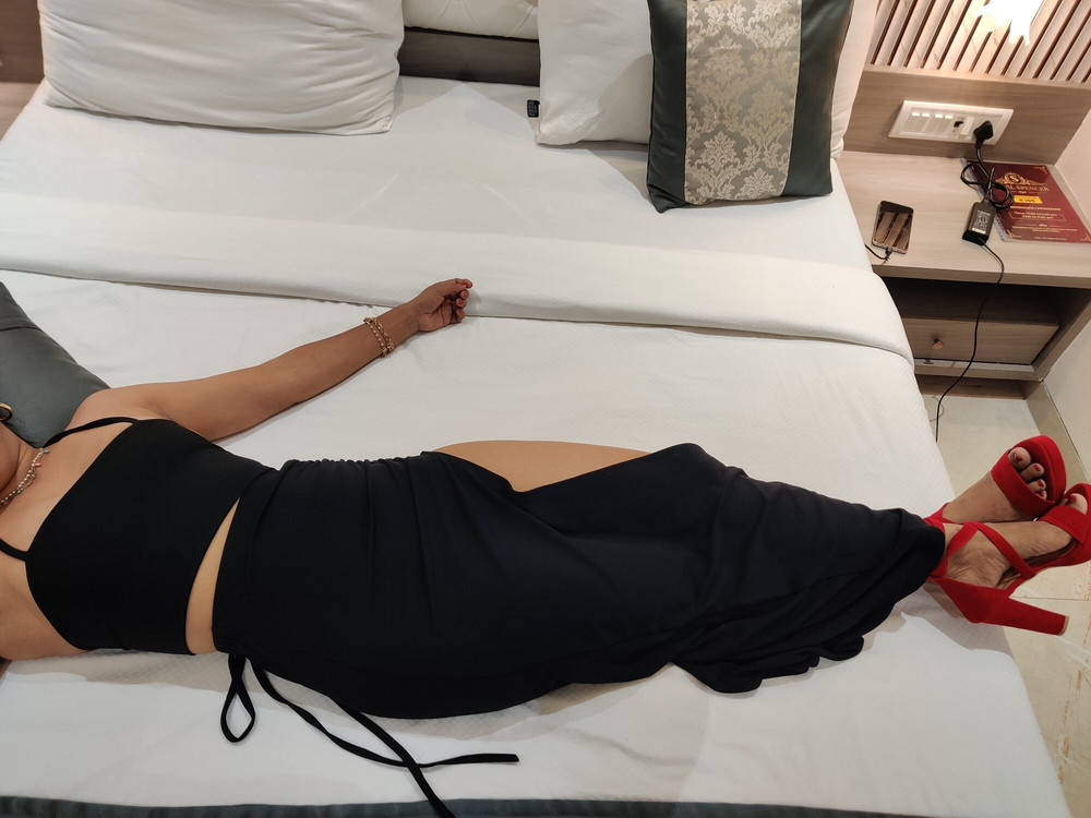 Black Dress on Bed #9