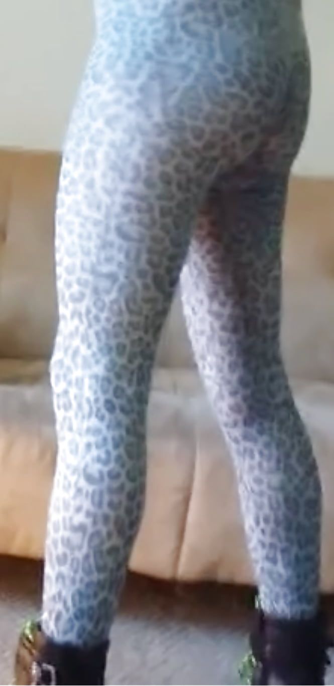 Big Butt in Catsuit Bodystocking and Boots #2