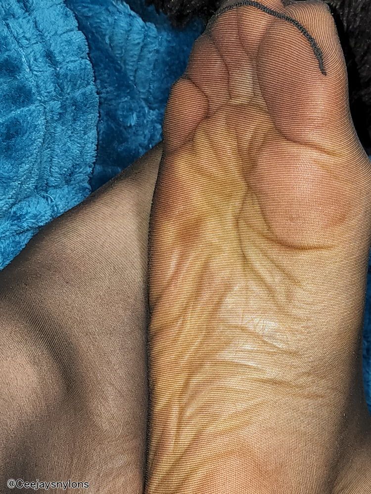 Big Sexy Feet in Black Nylons 1 #21