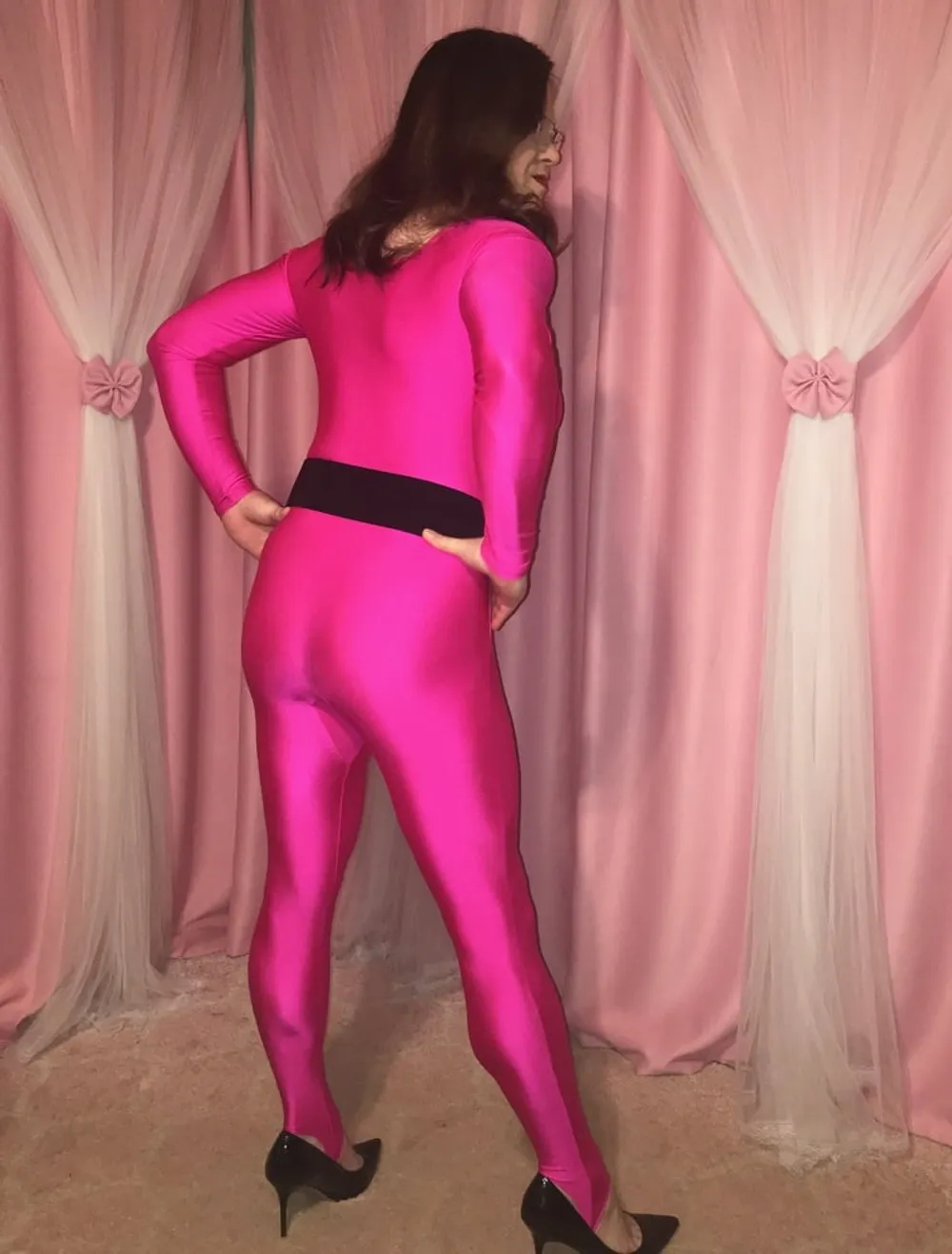 Joanie - Hot Pink Catsuit #9