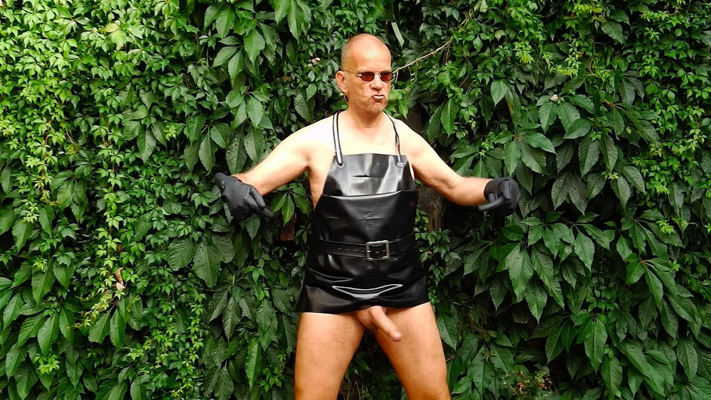 Horny Rubber Gardener 27 (Wet Play & Piss) #8