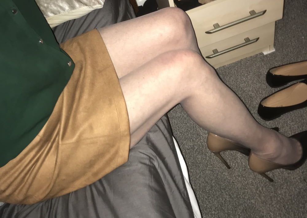 Heels nylons cock #21