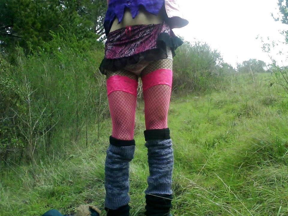 Frilly lil pink fuc pony girl ass up. #27