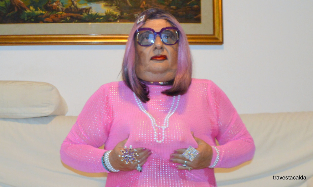 little sissy whore in pink #5