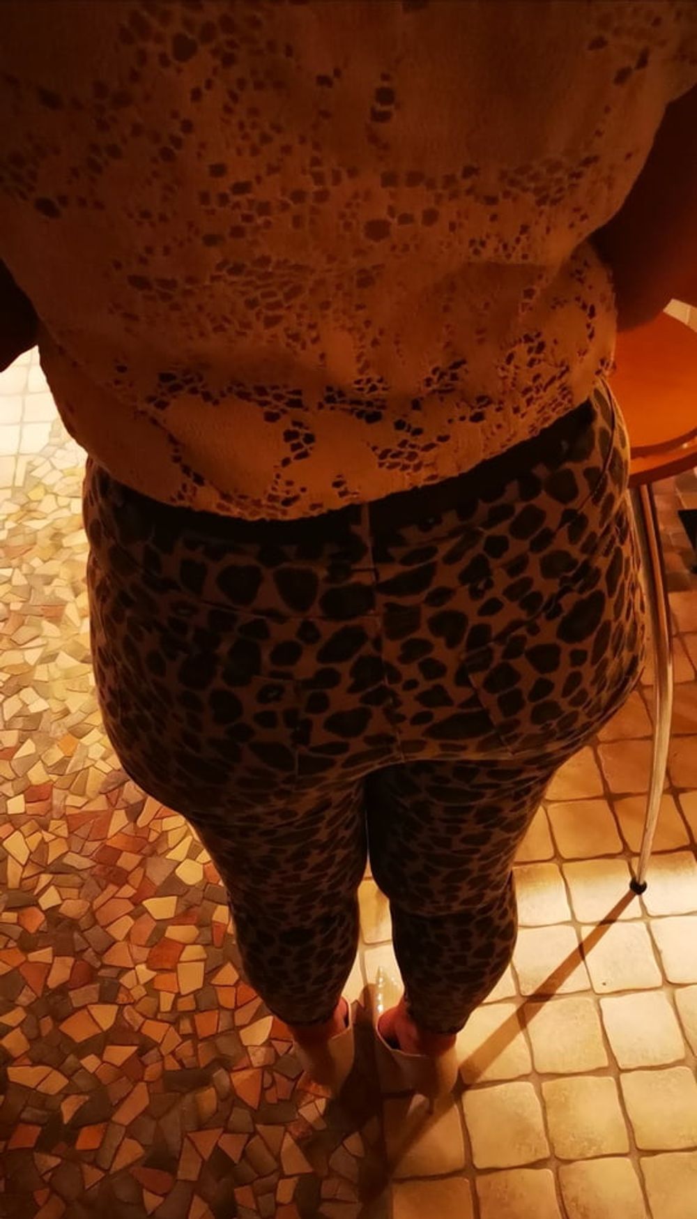 me in leopard and black leggins #10