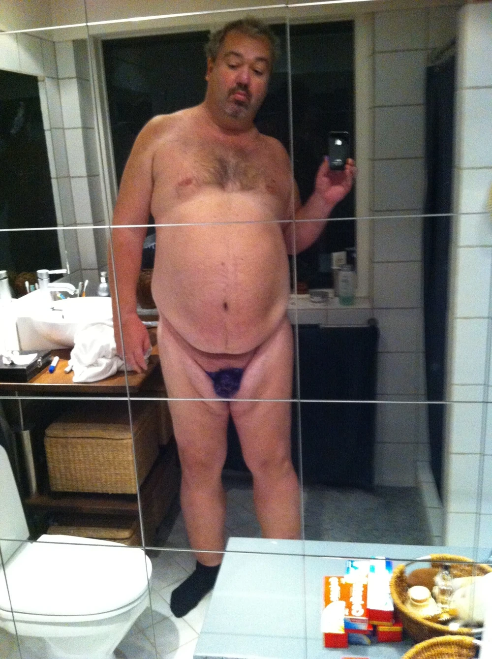 Fat man - small cock #43