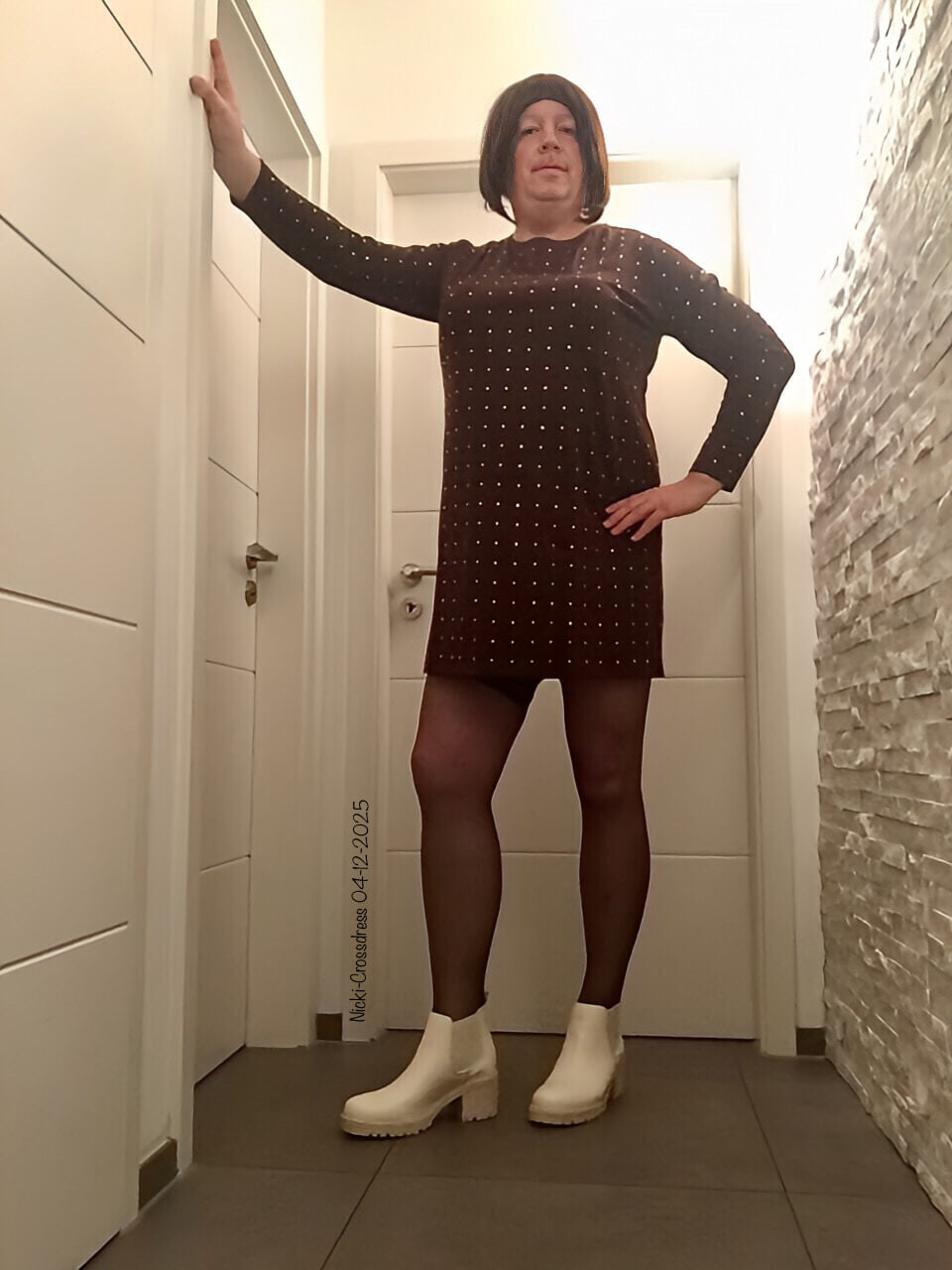 Nicki-Crossdress new Dress and Boots #2