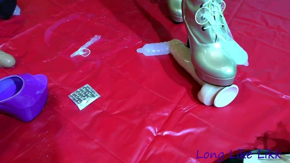 Home Fetish Party "Condom Play" #8