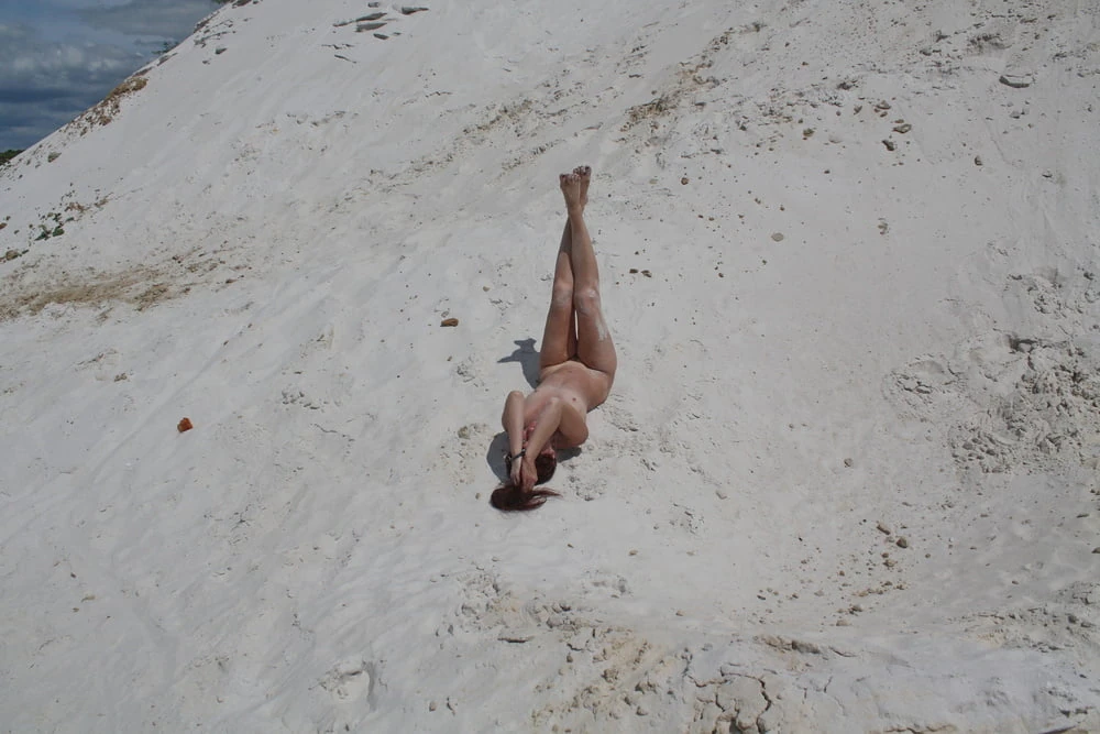 Naked on White Sand #29