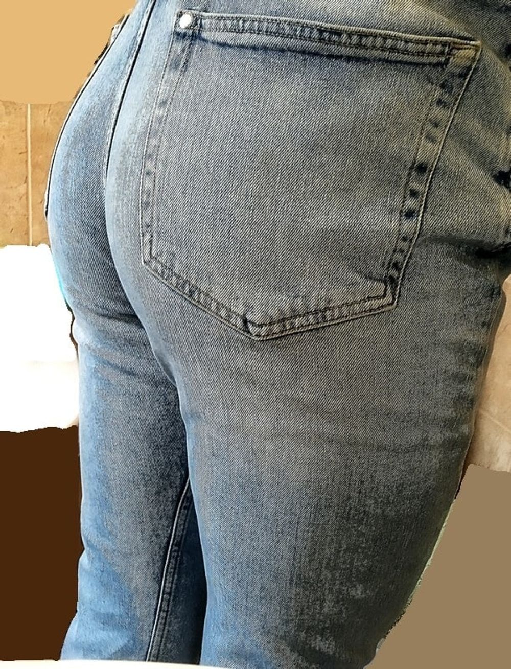 Ass in jeans