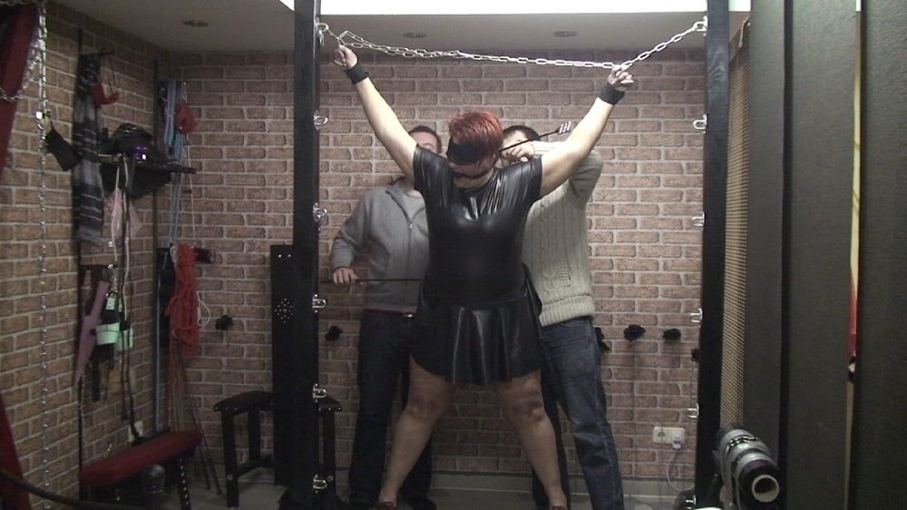 With 2 young boys and blindfolded #2
