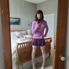 Purple skort