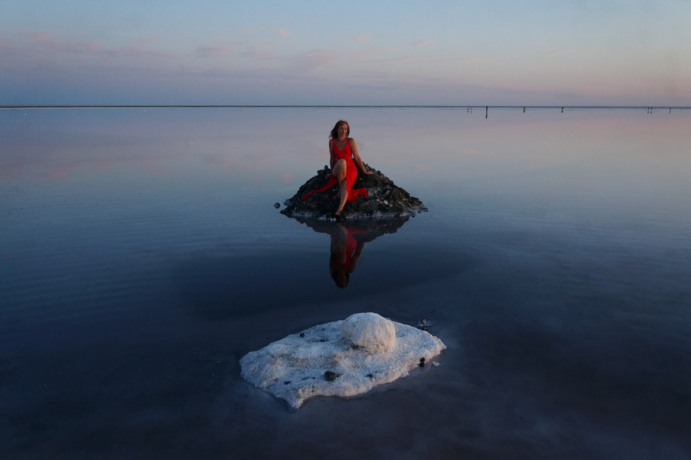On the salt of the surface during sunset #14