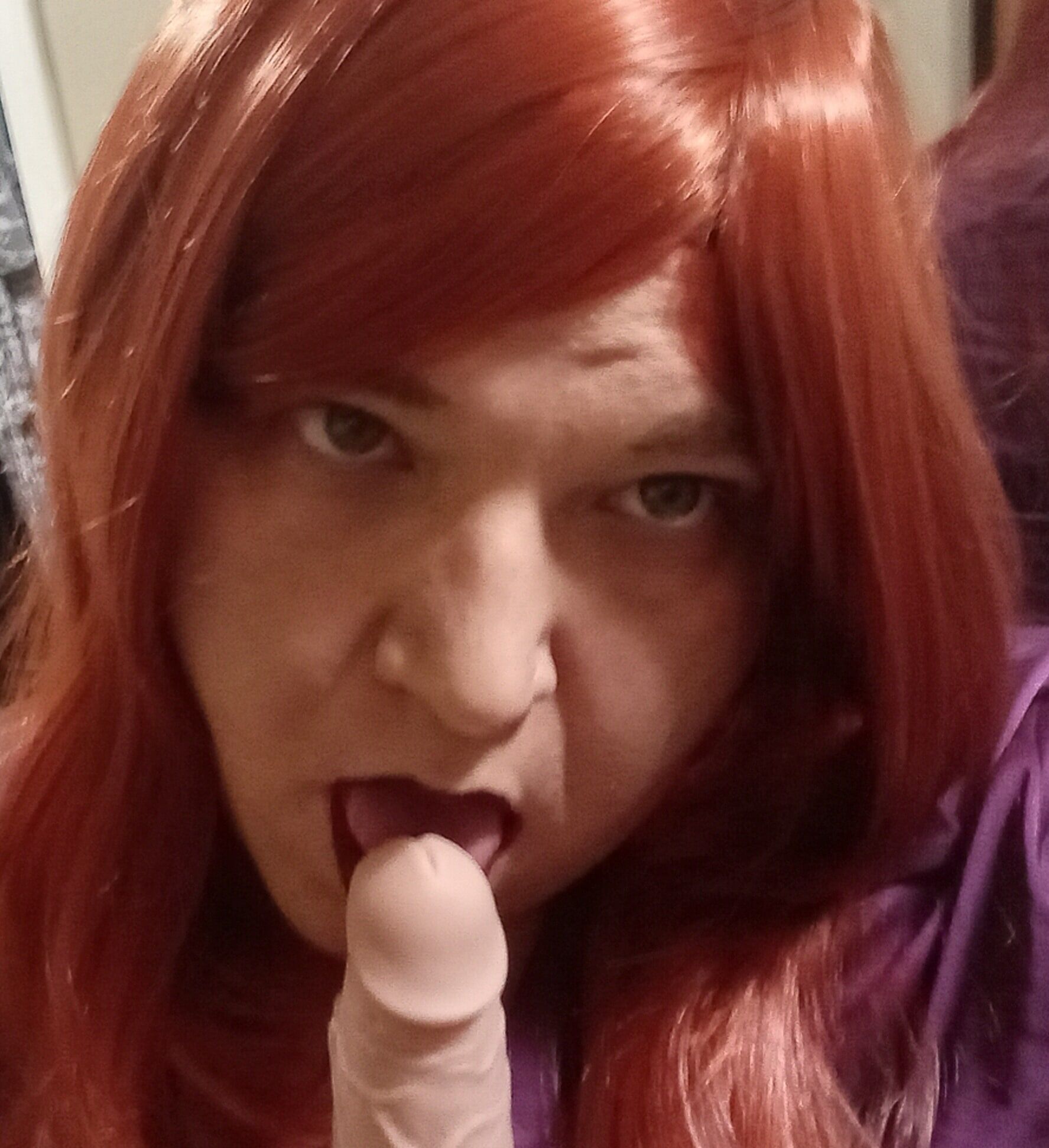 Sissy Carrie Joe as a redhead #5