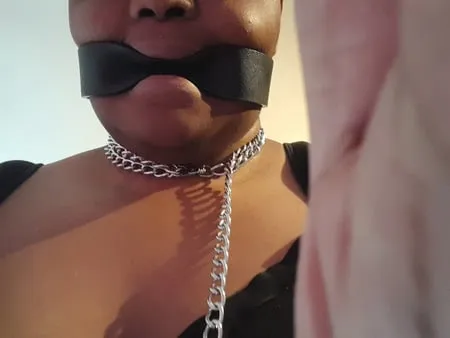 bbw trans chained and gagged         