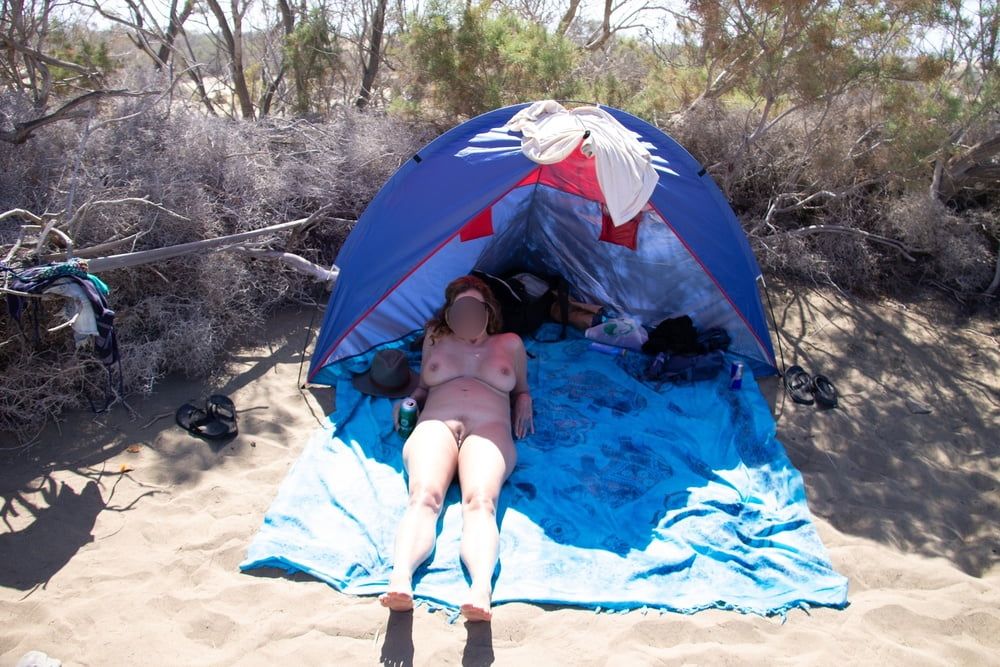 David, Lola &amp; a New Friend - First Time in Maspalomas #18