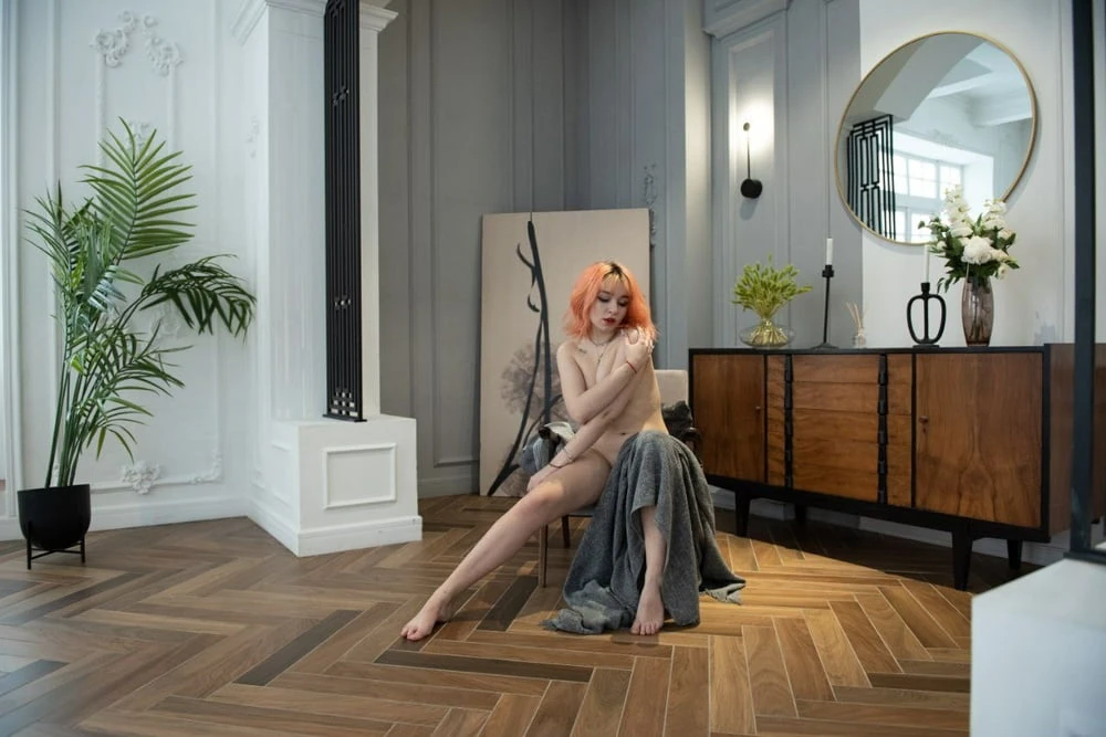 Erotic photography in a photo studio #12
