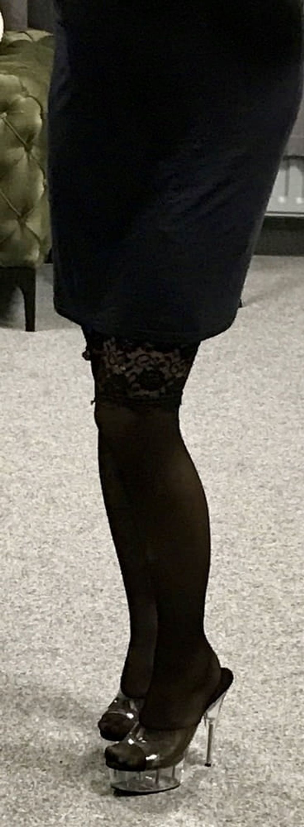 Sexy black stockings #6